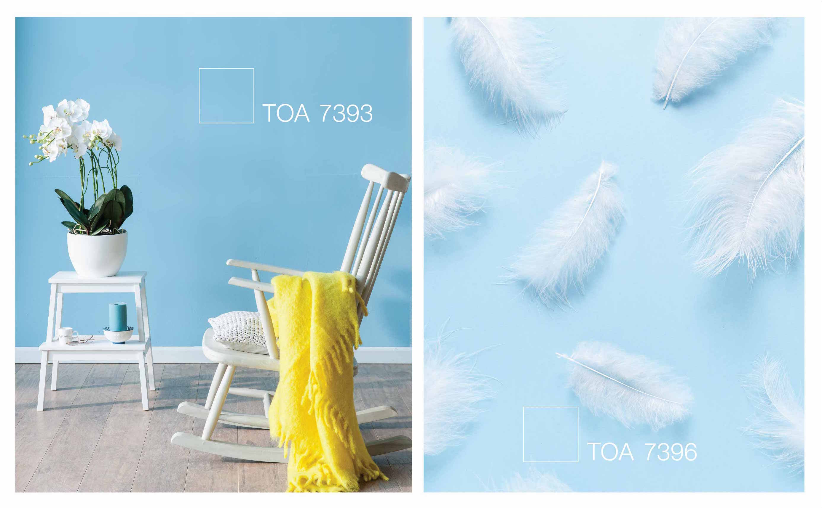 Cotton Sky Blue Room