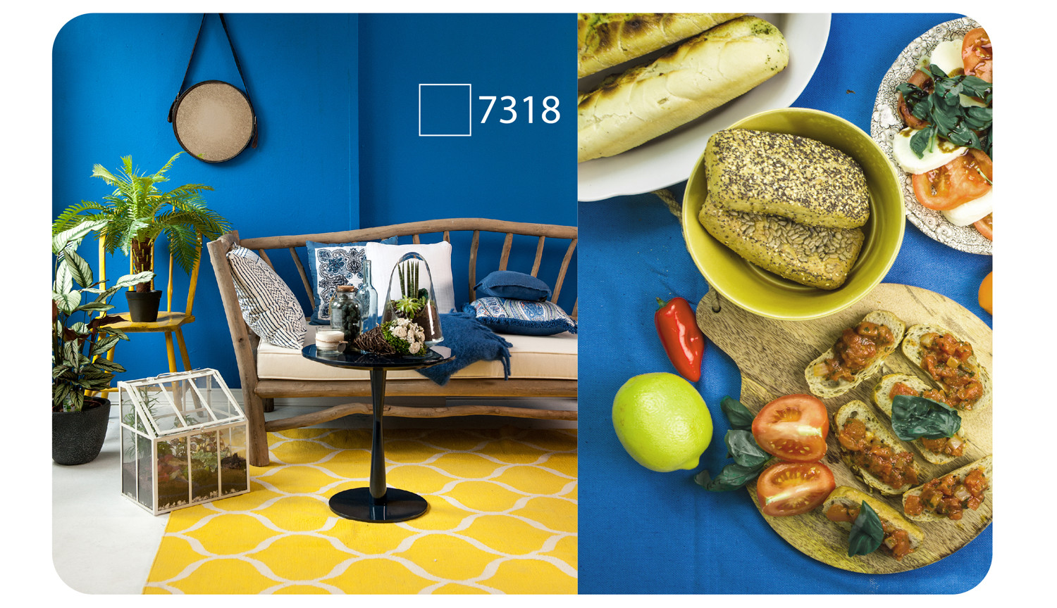 ห้องรับแขกกลิ่นอาย Tropical