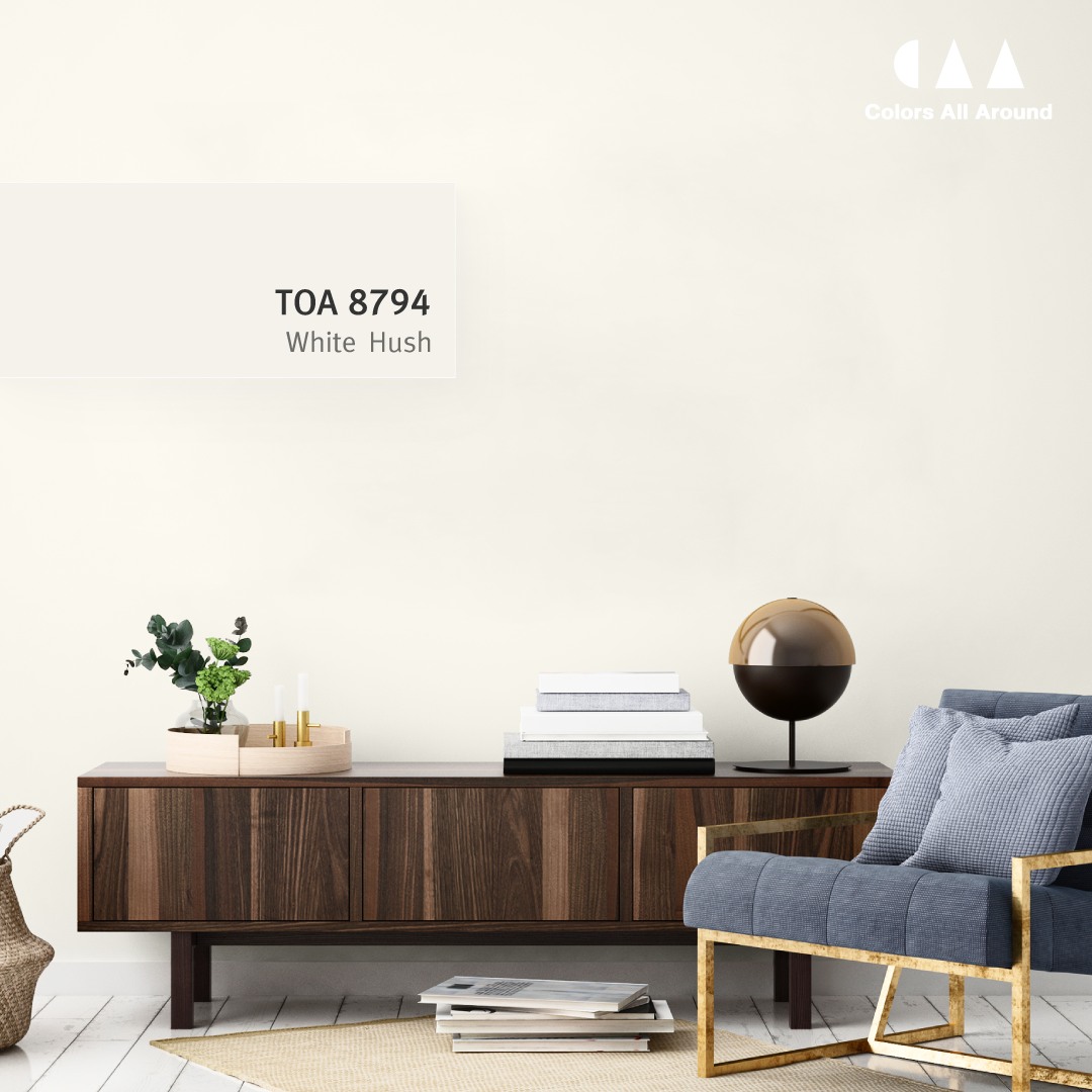 บ้าน สี ขาว ภายใน เฉดสีทาบ้าน TOA 8794