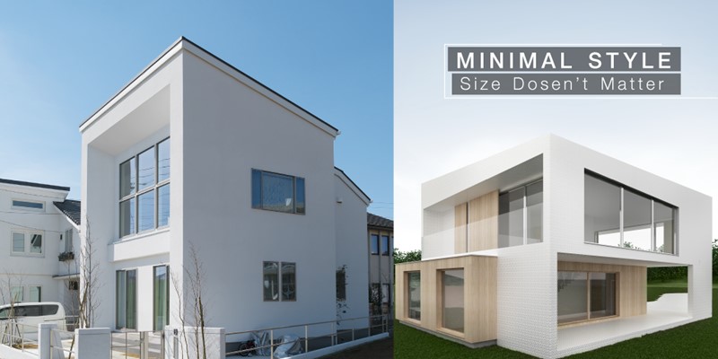 บ้าน สไตล์ มินิมอล ไม่จำกัดขนาด