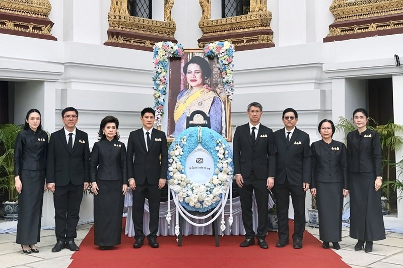 TOA น้อมใจถวายสักการะพระบรมศพ และลงนามถวายความอาลัยแด่  ‘สมเด็จพระนางเจ้าสิริกิติ์ พระบรมราชินีนาถ พระบรมราชชนนีพันปีหลวง’  ด้วยสำนึกในพระมหากรุณาธิคุณอันหาที่สุดมิได้