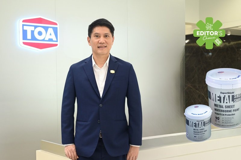 ‘สีทาหลังคา SuperShield Metal Sheet Shield’ จาก TOA คว้ารางวัลใหญ่ ‘Well-being Editor’s Choice’  ที่สุดแห่งการปกป้องหลังคาเมทัลชีท ‘ลดร้อน-ลดเสียง-กันซึม ทนนาน 10 ปี’ ตอกย้ำผู้นำนวัตกรรมรักษ์