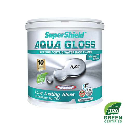 SUPERSHIELD AQUA GLOSS Water-based Enamel