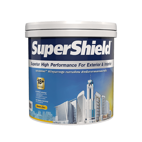 ซุปเปอร์ชิลด์ สีน้ำอะคริลิก ชนิดเนียน