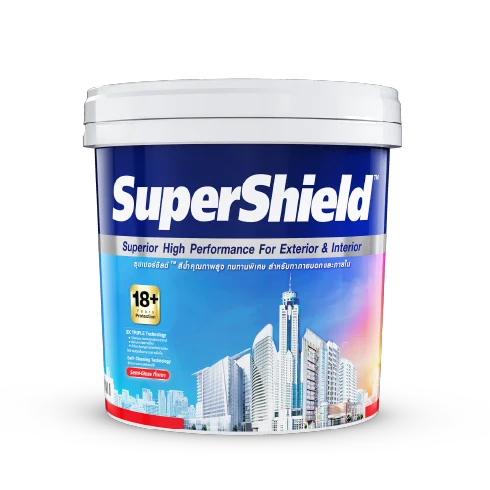 ซุปเปอร์ชิลด์ สีน้ำอะคริลิก ชนิดกึ่งเงา