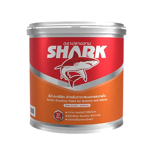 ปลาฉลาม สีน้ำอะคริลิก ชนิดกึ่งเงา  สำหรับภายนอกและภายใน