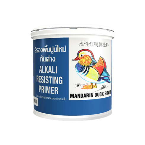 เป็ดหงส์ สีรองพื้นปูนใหม่กันด่าง สำหรับทาภายนอกและภายใน