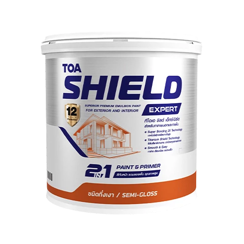 ทีโอเอ ชิลด์ เอ็กซ์เปิร์ต สำหรับทาภายนอกและภายใน ชนิดกึ่งเงา