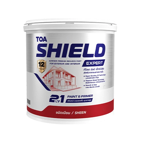 ทีโอเอ ชิลด์ เอ็กซ์เปิร์ต สำหรับทาภายนอกและภายใน ชนิดเนียน