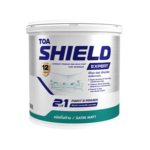 ทีโอเอ ชิลด์ เอ็กซ์เปิร์ต สำหรับทาภายใน ชนิดกึ่งด้าน