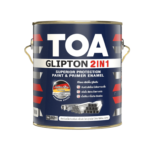 TOA GLIPTON 2IN1, SUPERIOR PROTECTION PAINT AND PRIMER ENAMEL