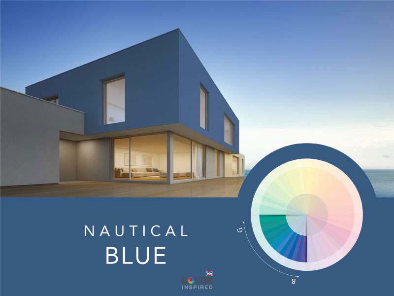 แต่งบ้าน กลุ่มโทนสีและฟ้าและสีน้ำเงินสวยๆ ด้วยพัดสีเล่มใหม่ จาก TOA New Fandeck