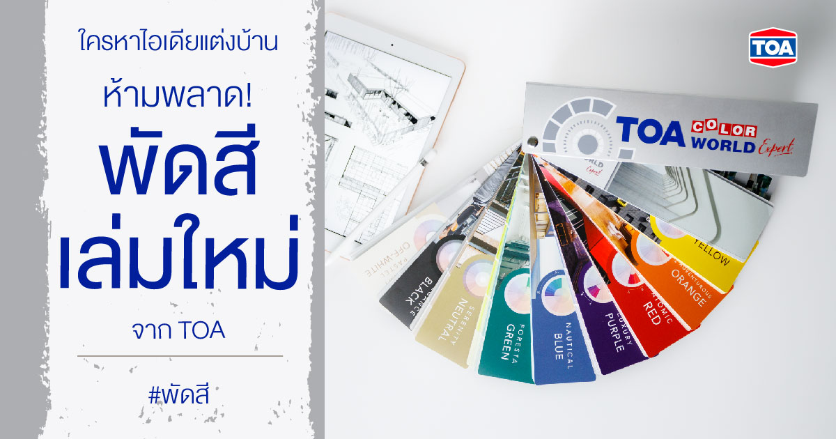 TOA Color World Expert New Fandeck  พัดสีเล่มใหม่จาก TOA 
