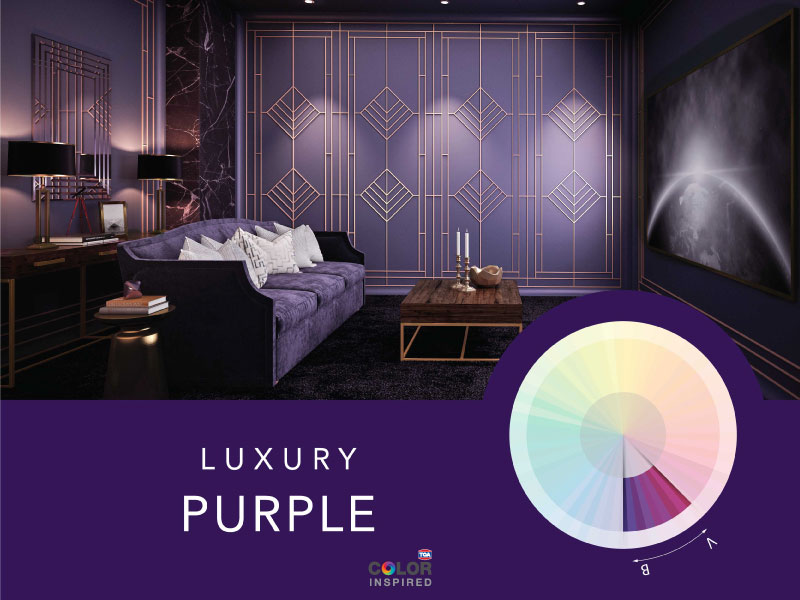 แต่งบ้าน กลุ่มโทนสีม่วงสวยๆ ด้วยพัดสีเล่มใหม่ จาก TOA New Fandeck