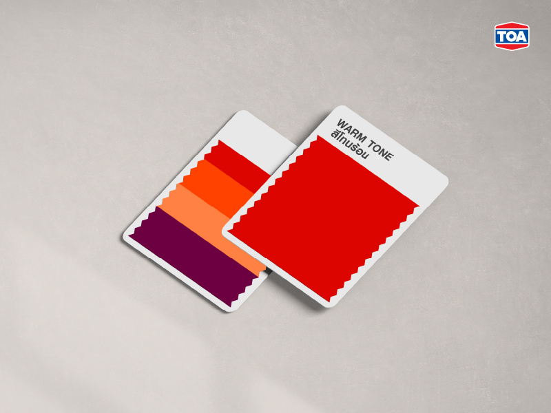 สีโทนร้อน