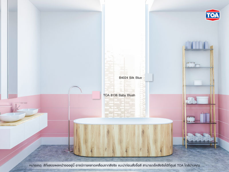 สีฟ้ากับสีชมพู