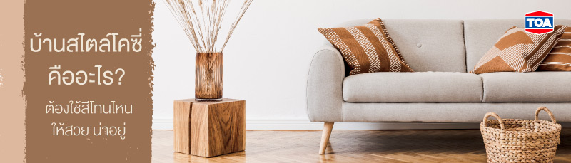 บ้านสไตล์โคซี่ (Cozy Style) คืออะไร? ต้องใช้สีโทนไหน ให้สวย น่าอยู่
