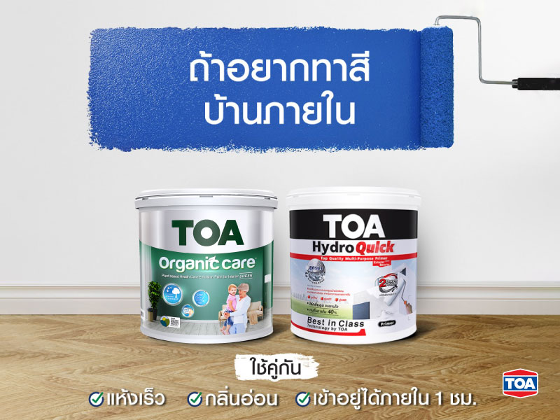 อยากทาสีบ้านภายในควรใช้สีตัวไหนดี?