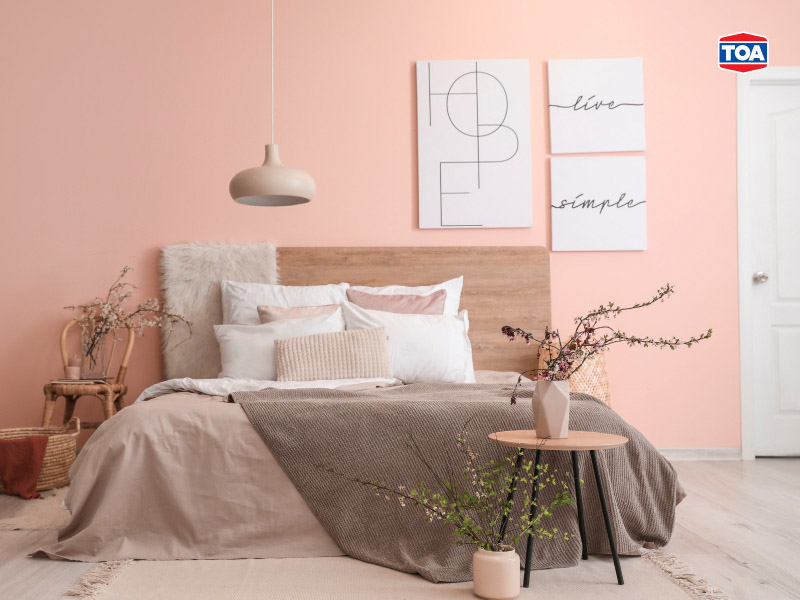 ห้องนอนโทนสีชมพู กับความรู้สึก