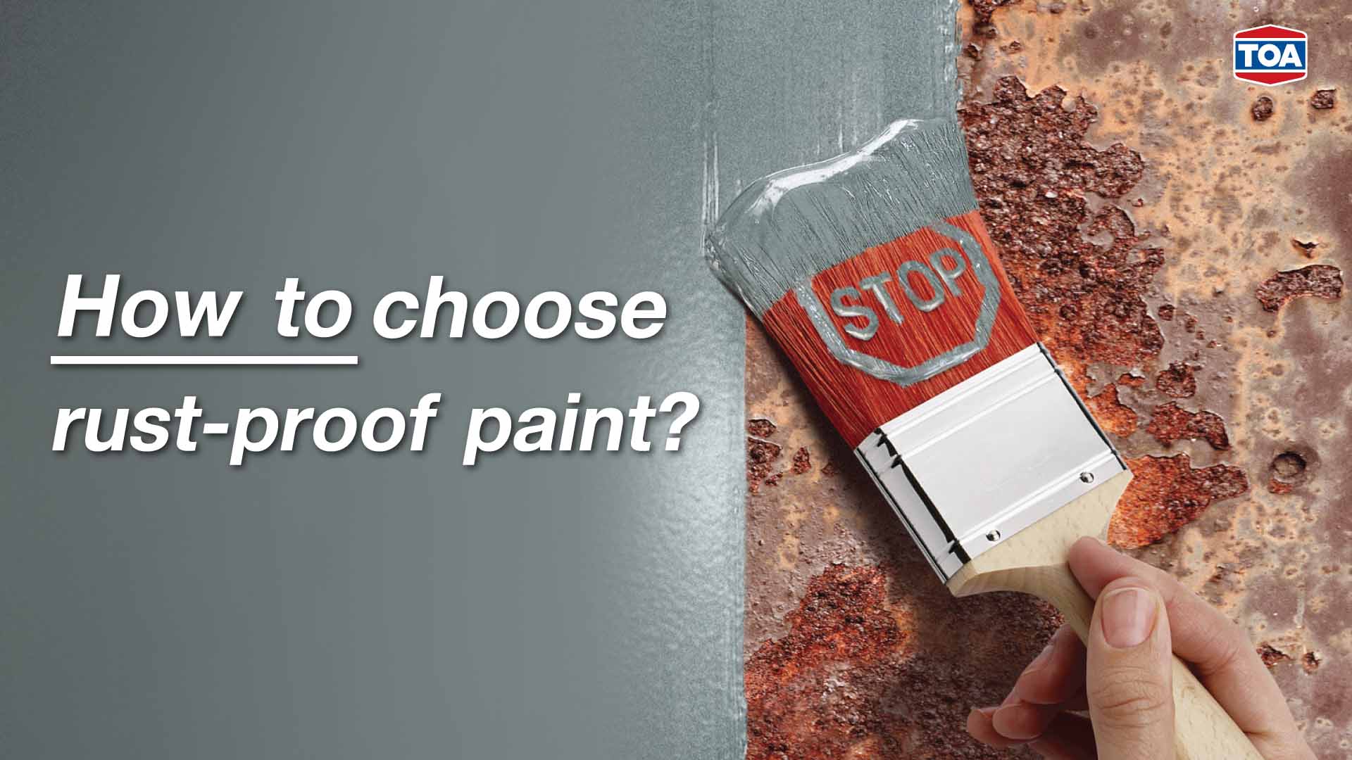 How to choose rust-proof paint