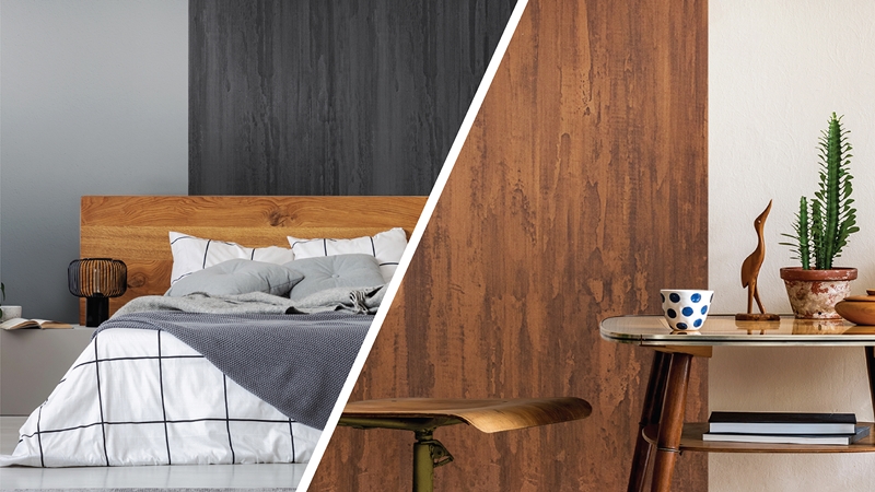 บ้าน สีลอฟท์ น้องนอน ห้องนั่งเล่น มีสีเงิน เมทัลลิค และมีสีทองแดง คอปเปอร์