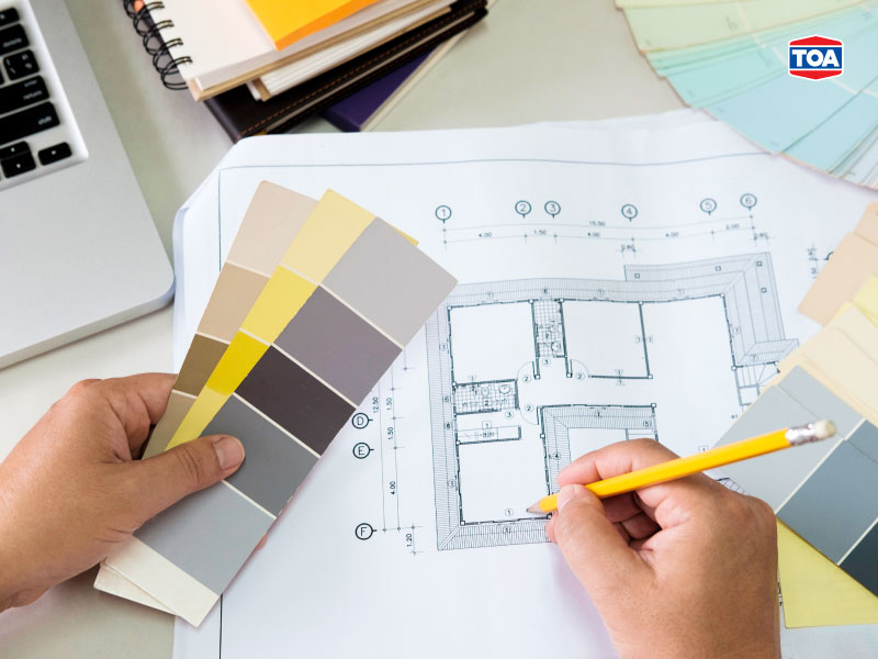 เคล็ดลับการเลือกสีพื้นลอฟท์