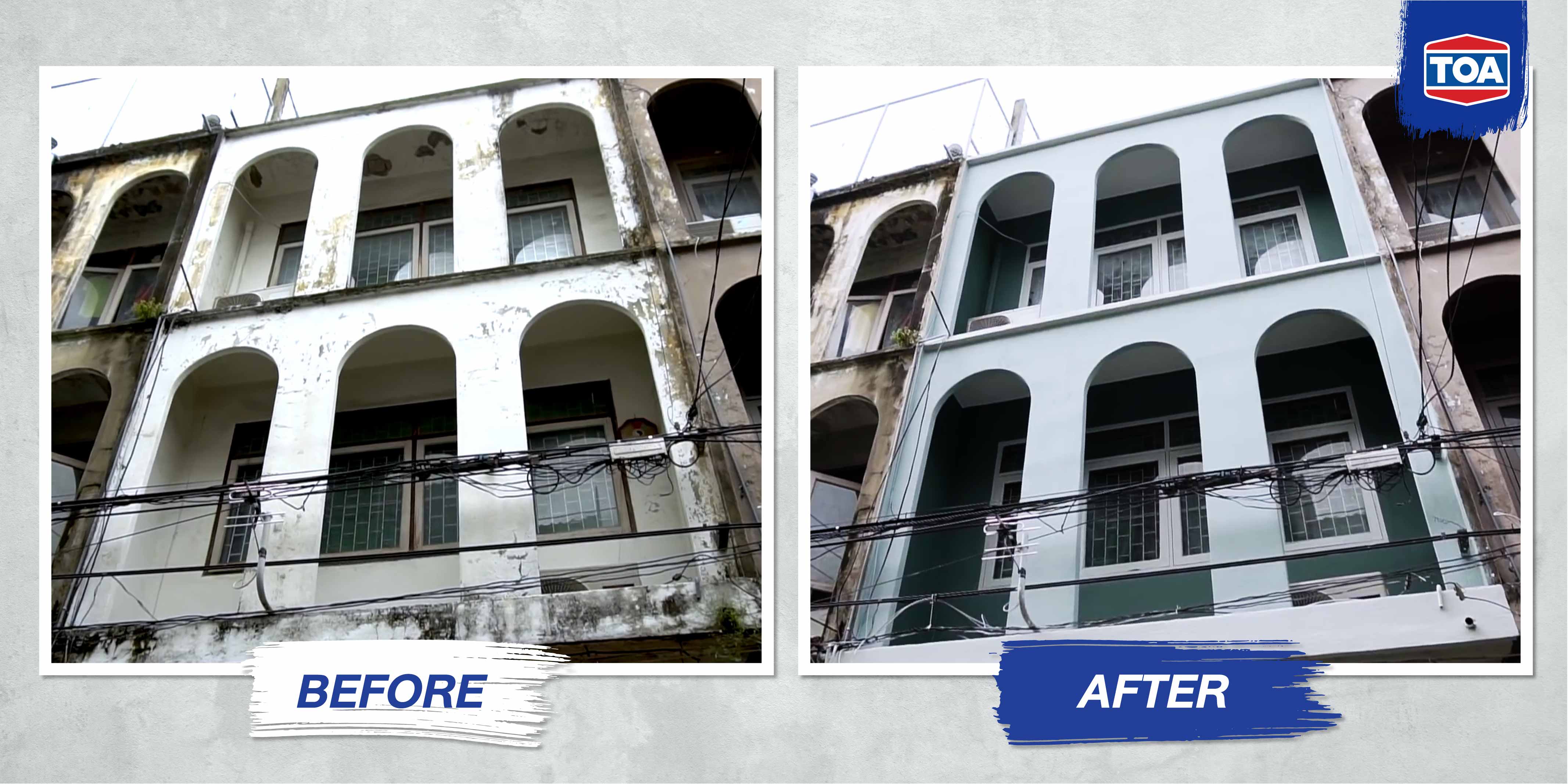 ภาพ Before After การรีโนเวทบ้านตึกแถวเก่า โดย TOA และ WHO Service