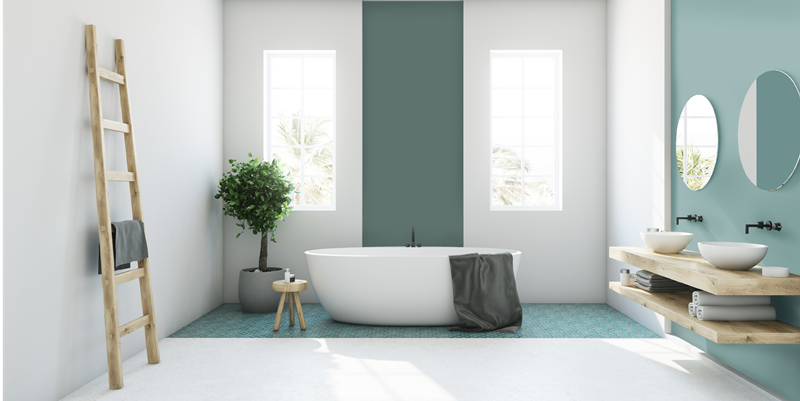 ห้องน้ำที่รีโนเวทแล้ว