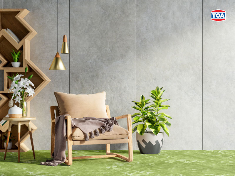 พื้นลอฟท์ลายหินอ่อนสี Olive 8480