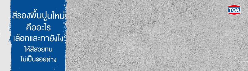 สีรองพื้นปูนใหม่ คืออะไร เลือกและทายังไงให้สีสวยทน ไม่เป็นรอยด่าง