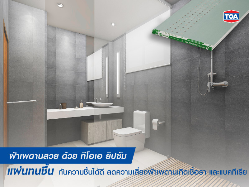 ทีโอเอ ยิปซัม แผ่นทนชื้น