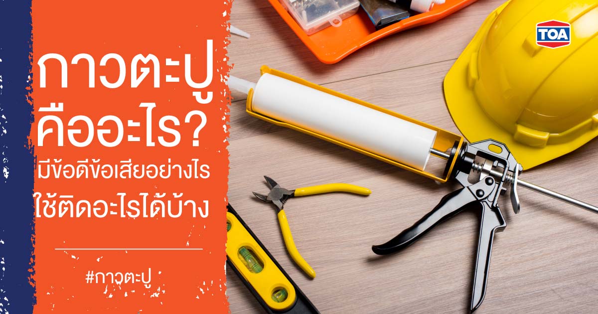 กาวตะปูคืออะไร มีข้อดีข้อเสียอย่างไร และใช้ติดอะไรได้บ้าง