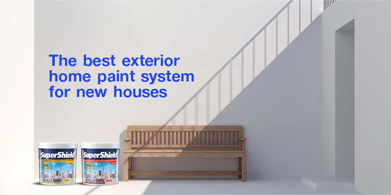 The best exterior house paint system for a new house