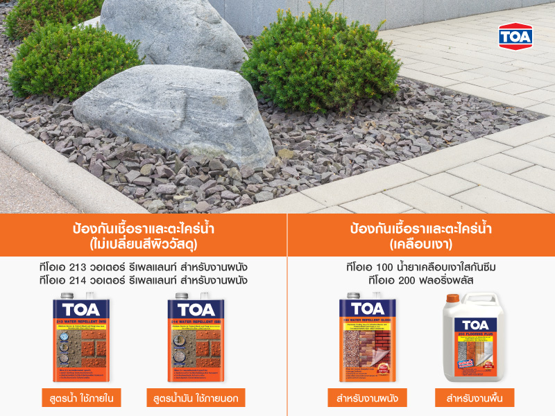 น้ํายาเคลือบหิน เคลือบกระเบื้อง เคลือบเงาใสกันซึม TOA