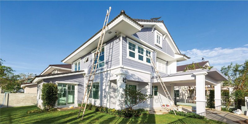 การ เลือกสีทาบ้านภายนอก สำหรับบ้านรีโนเวท หรือบ้านเก่า