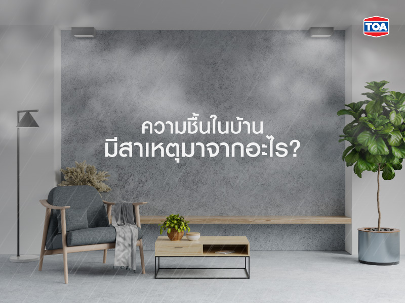 ความชื้นในบ้านมีสาเหตุเกิดจากอะไร