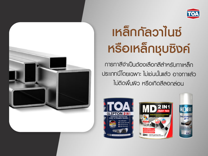 เหล็กกัลวาไนซ์ หรือเหล็กชุบซิงค์