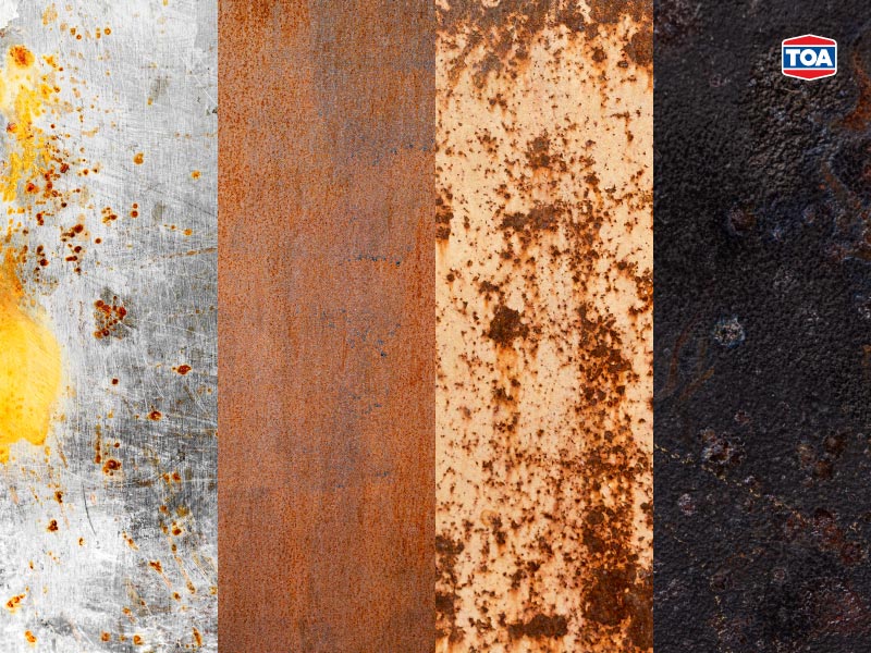 ประเภทของสนิมเหล็ก