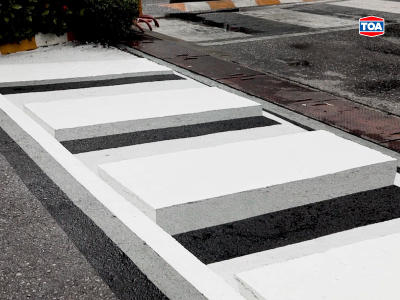 รักษาพื้นทางหลังทาสีถนนอย่างไรให้ปลอดภัยกับทุกคน