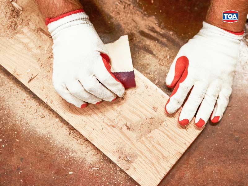 วิธีใช้กระดาษทราย