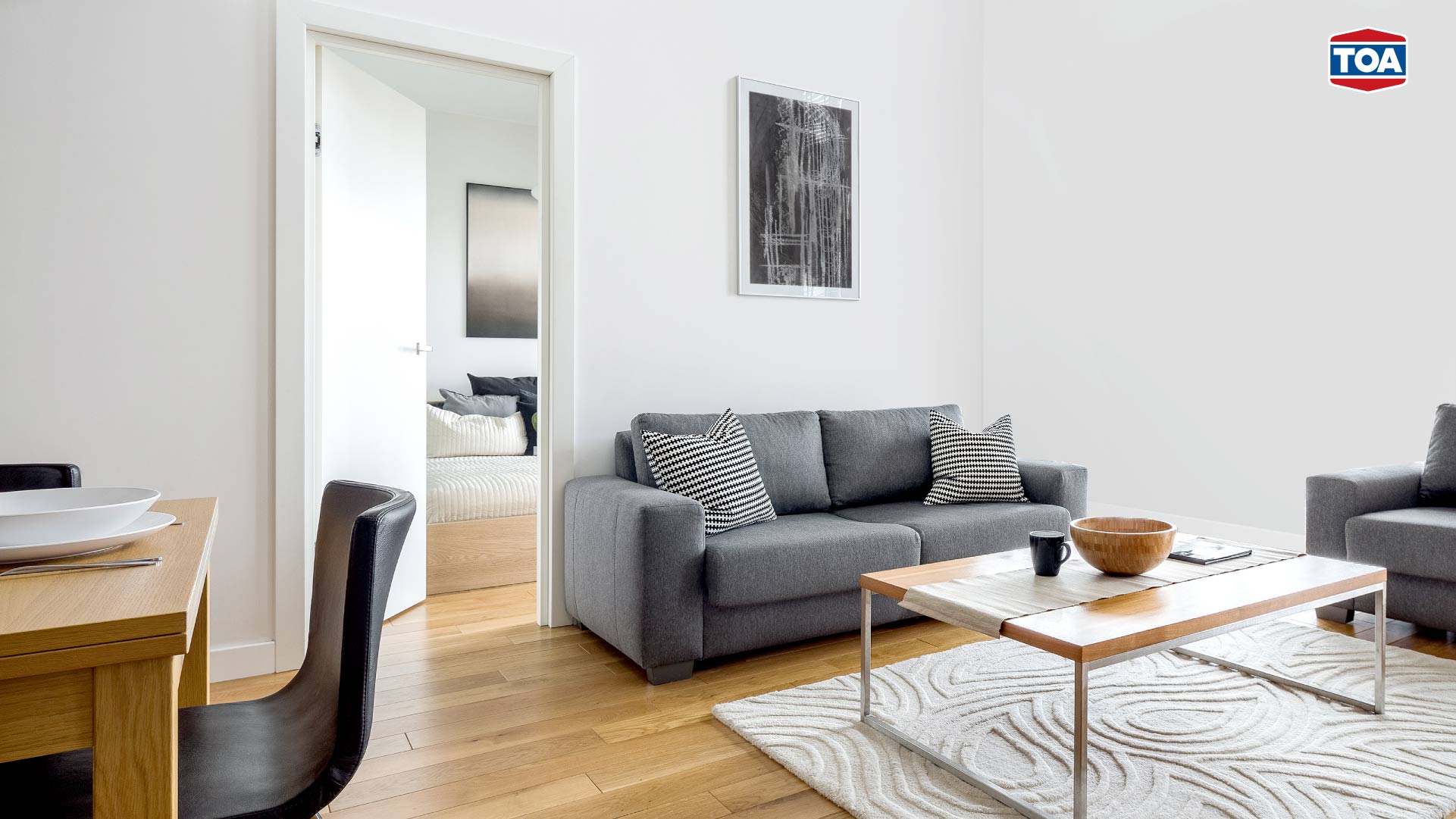 ตัวอย่างภาพ แผ่นยิปซั่มกั้นห้อง 