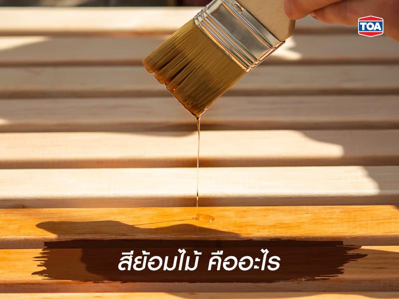 สีย้อมไม้ คืออะไร