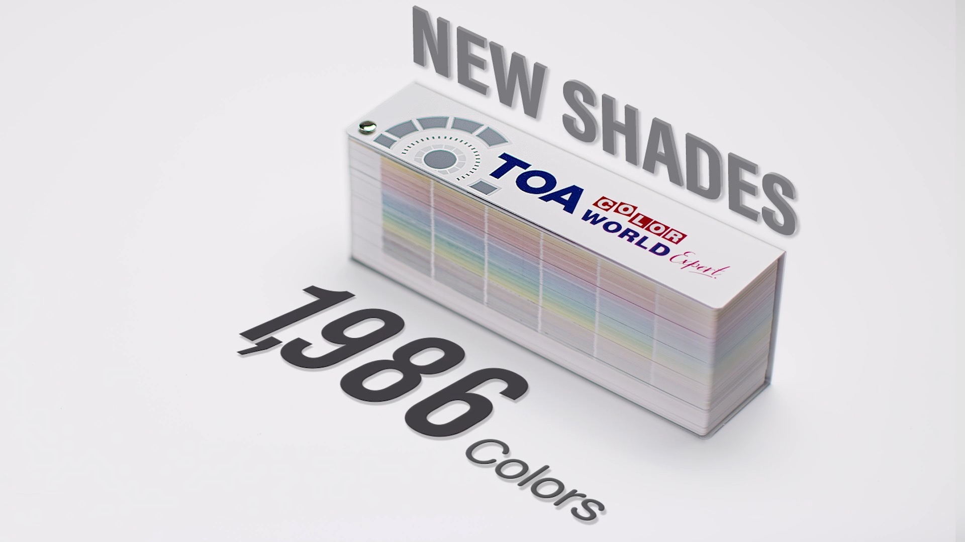 ใหม่ล่าสุด! TOA Color World Expert New Fandeck  พัดสีเล่มใหม่จาก TOA